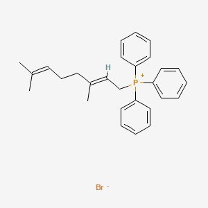 molecular formula C28H32BrP B3265918 Geranyltriphenylphosphoniumbromide CAS No. 41273-34-1