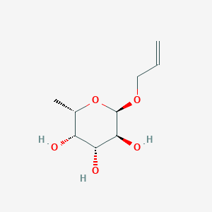 molecular formula C9H16O5 B3265937 alpha-L-Galactopyranoside, 2-propen-1-yl 6-deoxy- CAS No. 41308-77-4