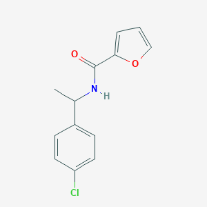 molecular formula C13H12ClNO2 B326598 N-[1-(4-chlorophenyl)ethyl]furan-2-carboxamide 