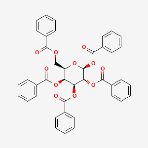 molecular formula C41H32O11 B3265993 1,2,3,4,6-Penta-O-benzoyl-b-D-galactose CAS No. 41545-56-6