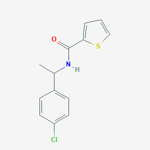 molecular formula C13H12ClNOS B326600 N-[1-(4-chlorophenyl)ethyl]-2-thiophenecarboxamide 