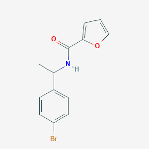 molecular formula C13H12BrNO2 B326603 N-[1-(4-bromophenyl)ethyl]furan-2-carboxamide 