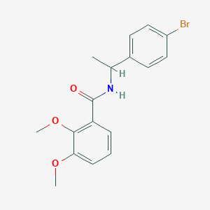 molecular formula C17H18BrNO3 B326605 N-[1-(4-bromophenyl)ethyl]-2,3-dimethoxybenzamide 
