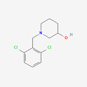 molecular formula C12H15Cl2NO B3266074 1-(2,6-Dichlorobenzyl)piperidin-3-ol CAS No. 416896-02-1