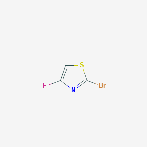 molecular formula C3HBrFNS B3266090 2-Bromo-4-fluorothiazole CAS No. 41731-36-6