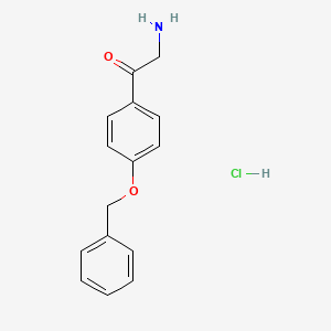 2-Amino-1-(4-benzyloxyphenyl)ethanone hydrochloride