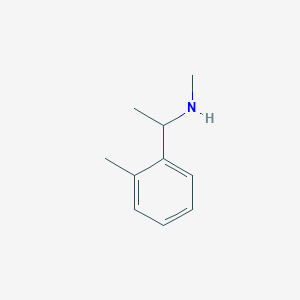 molecular formula C10H15N B3266200 甲基[1-(2-甲基苯基)乙基]胺 CAS No. 42071-12-5
