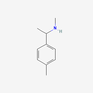 molecular formula C10H15N B3266206 Methyl[1-(4-methylphenyl)ethyl]amine CAS No. 42071-14-7