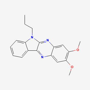 molecular formula C19H19N3O2 B3266230 2,3-dimethoxy-6-propyl-6H-indolo[2,3-b]quinoxaline CAS No. 420831-75-0