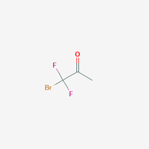 molecular formula C3H3BrF2O B3266249 1-溴-1,1-二氟丙烷-2-酮 CAS No. 421-37-4