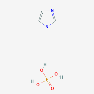 molecular formula C4H9N2O4P B3266269 1H-Imidazole, 1-methyl-, phosphate (1:1) CAS No. 421565-84-6