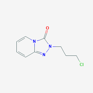 molecular formula C9H10ClN3O B032663 2-(3-氯丙基)-1,2,4-三唑并[4,3-a]吡啶-3(2H)-酮 CAS No. 19666-40-1