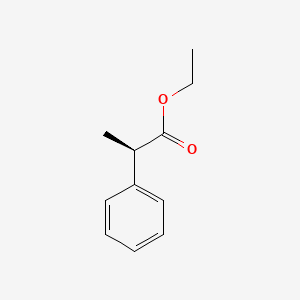 molecular formula C11H14O2 B3266339 (R)-ethyl 2-phenylpropanoate CAS No. 42253-99-6