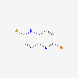 molecular formula C8H4Br2N2 B3266353 2,6-Dibromo-1,5-naphthyridine CAS No. 42309-15-9