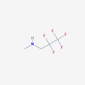 molecular formula C4H6F5N B3266413 Methyl(2,2,3,3,3-pentafluoropropyl)amine CAS No. 425-73-0