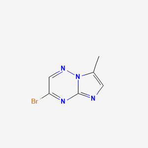 molecular formula C6H5BrN4 B3266426 3-Bromo-7-methylimidazo[1,2-b][1,2,4]triazine CAS No. 425378-64-9