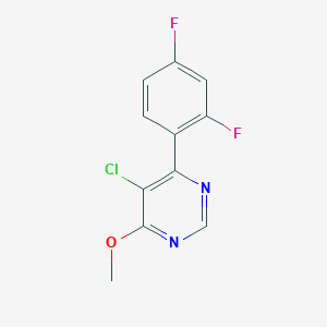 5-Chloro-4-(2,4-difluorophenyl)-6-methoxypyrimidine