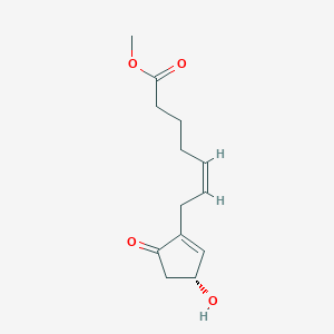 molecular formula C13H18O4 B3266447 (R,Z)-Methyl 7-(3-hydroxy-5-oxocyclopent-1-en-1-yl)hept-5-enoate CAS No. 42541-96-8