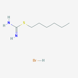 (Hexylsulfanyl)methanimidamide hydrobromide