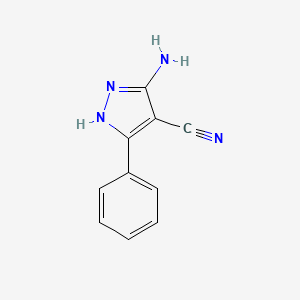 3-amino-5-phenyl-1H-pyrazole-4-carbonitrile