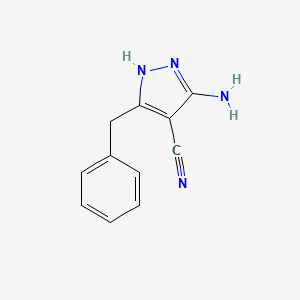 5-amino-3-benzyl-1H-pyrazole-4-carbonitrile