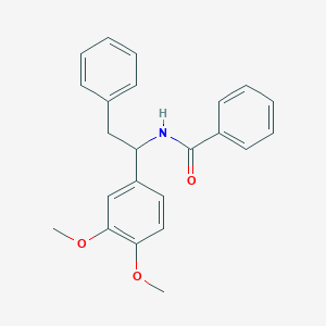 N-[1-(3,4-dimethoxyphenyl)-2-phenylethyl]benzamide