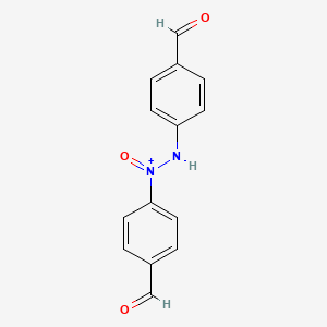 molecular formula C14H11N2O3+ B3266710 4,4'-ONN-Azoxybisbenzaldehyde CAS No. 4329-74-2