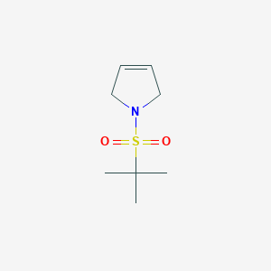 molecular formula C8H15NO2S B3266733 1-Tert-butylsulfonyl-2,5-dihydropyrrole CAS No. 433927-95-8