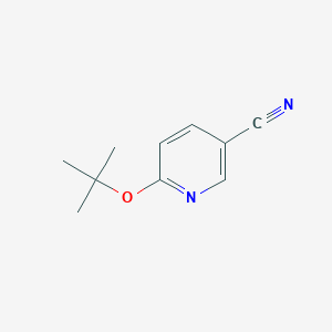 molecular formula C10H12N2O B3266770 6-(Tert-butoxy)pyridine-3-carbonitrile CAS No. 435273-36-2