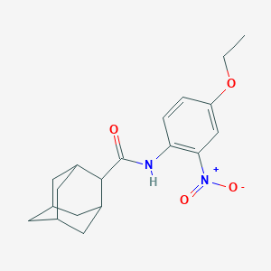 molecular formula C19H24N2O4 B326679 N-{4-ethoxy-2-nitrophenyl}-2-adamantanecarboxamide 
