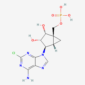 molecular formula C12H15ClN5O6P B3266829 Unii-D4HS0C4gyk CAS No. 436847-13-1