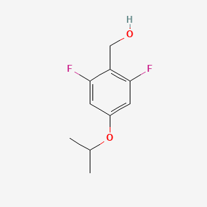 molecular formula C10H12F2O2 B3266847 2,6-二氟-4-异丙氧基苄醇 CAS No. 438049-80-0