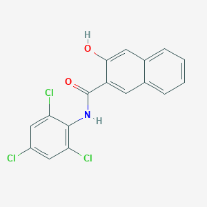 molecular formula C17H10Cl3NO2 B326685 3-hydroxy-N-(2,4,6-trichlorophenyl)-2-naphthamide 