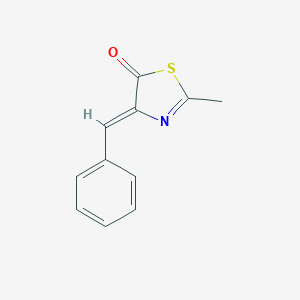 molecular formula C11H9NOS B326690 4-benzylidene-2-methyl-1,3-thiazol-5(4H)-one 