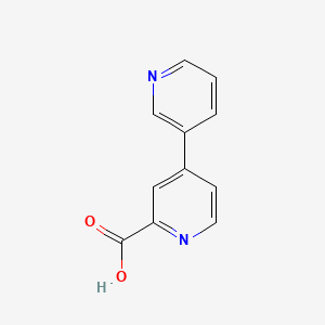 molecular formula C11H8N2O2 B3266903 [3,4'-Bipyridine]-2'-carboxylic acid CAS No. 4392-89-6