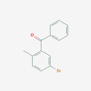 molecular formula C14H11BrO B3266954 (5-溴-2-甲基苯基)(苯基)甲酮 CAS No. 439937-52-7