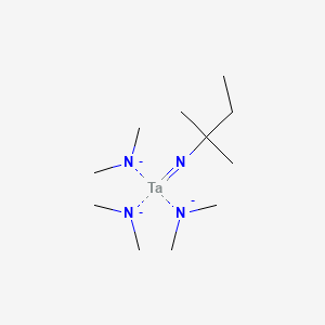 molecular formula C11H29N4Ta-3 B3266986 (Tert-amylimino)tris(dimethylamino)tantalum CAS No. 440081-38-9
