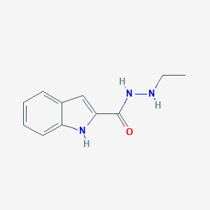 molecular formula C11H13N3O B326699 N'-ethyl-1H-indole-2-carbohydrazide 