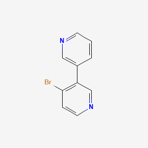 molecular formula C10H7BrN2 B3266994 4-Bromo-3-(pyridin-3-yl)pyridine CAS No. 440112-19-6