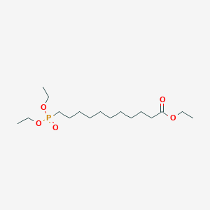 molecular formula C17H35O5P B3267011 11-(二乙氧基膦酰基)十一烷酸乙酯 CAS No. 4402-26-0