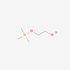 molecular formula C5H14O2Si B3267019 2-[(Trimethylsilyl)oxy]ethanol CAS No. 4403-13-8