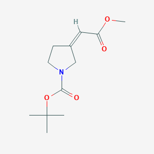 (Z)-tert-butyl 3-(2-methoxy-2-oxoethylidene)pyrrolidine-1-carboxylate