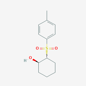 molecular formula C13H18O3S B326708 2-[(4-Methylphenyl)sulfonyl]cyclohexanol 