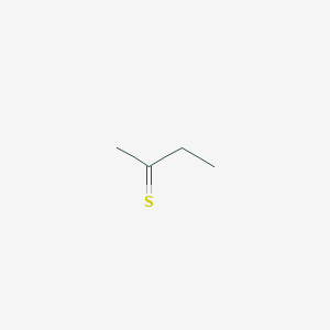molecular formula C4H8S B3267108 Butane-2-thione CAS No. 4435-44-3
