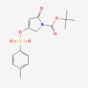 tert-butyl 2-oxo-4-(tosyloxy)-2,5-dihydro-1H-pyrrole-1-carboxylate