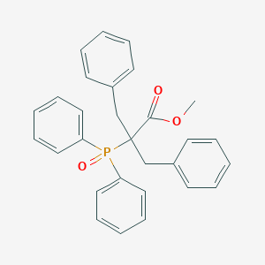molecular formula C29H27O3P B326713 Methyl 2-benzyl-2-(diphenylphosphoryl)-3-phenylpropanoate 
