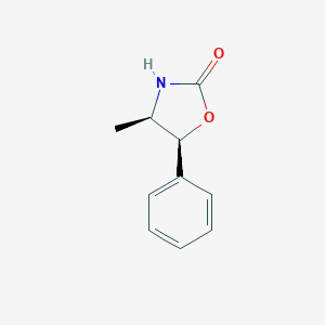 molecular formula C10H11NO2 B032672 (4R,5S)-(+)-4-甲基-5-苯基-2-恶唑烷酮 CAS No. 77943-39-6