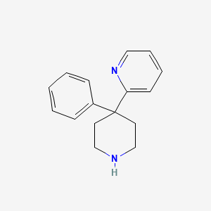 molecular formula C16H18N2 B3267217 2-(4-Phenylpiperidin-4-yl)pyridine CAS No. 444992-90-9