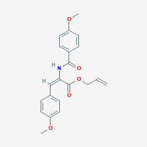 molecular formula C21H21NO5 B326722 Allyl 2-[(4-methoxybenzoyl)amino]-3-(4-methoxyphenyl)acrylate 