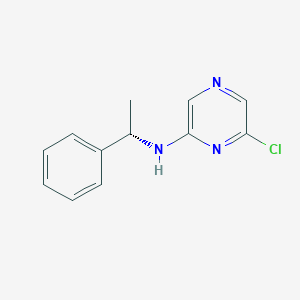 6-chloro-N-[(1S)-1-phenylethyl]pyrazin-2-amine